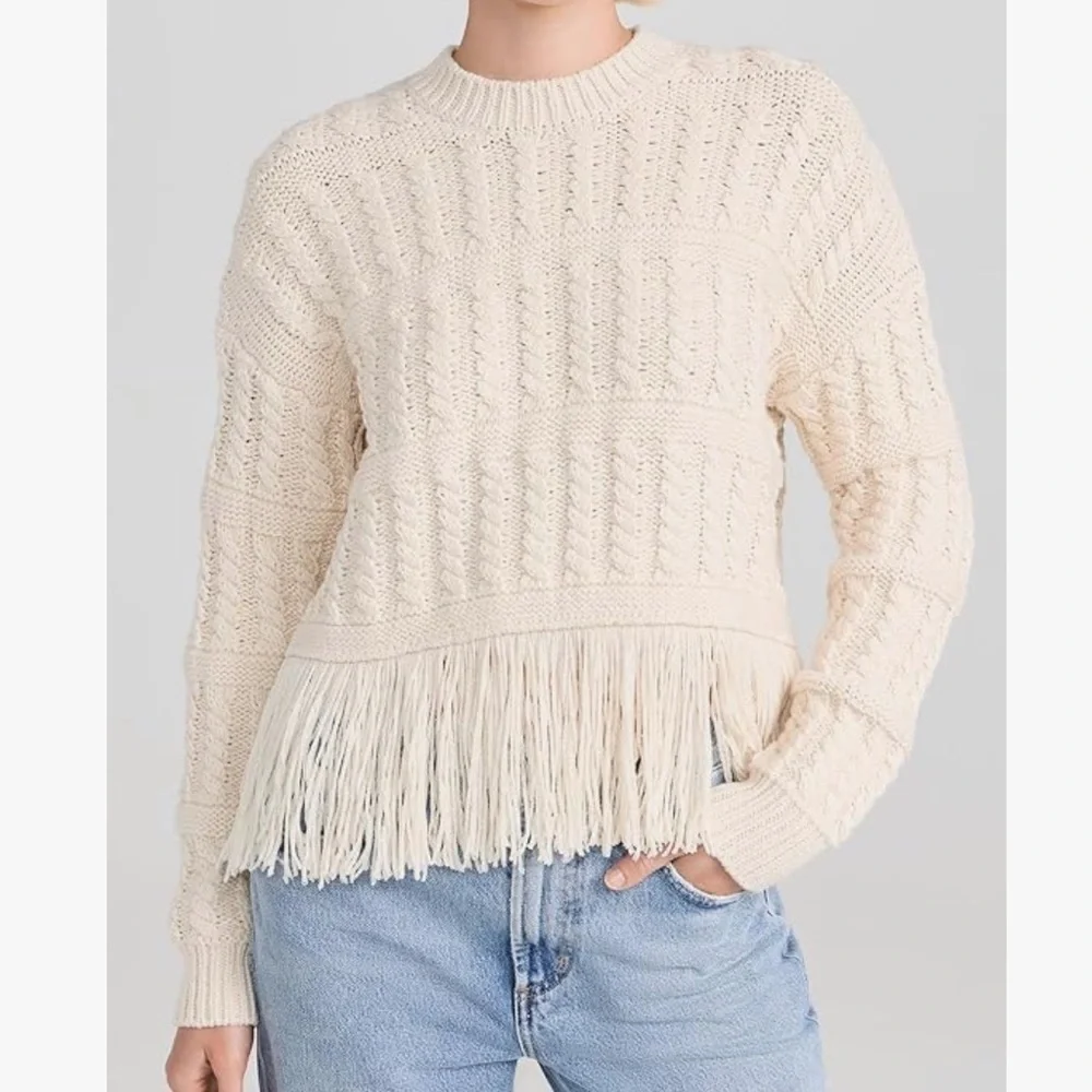 Tanya Taylor sally knit ivory sweater